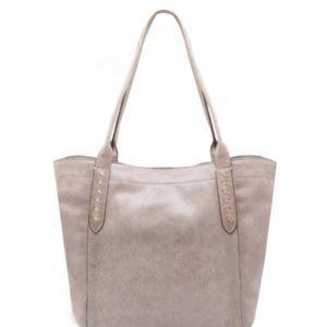 FRYE Reed Leather Large Tote Violet NWT